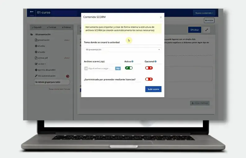 Importar cursos a una nueva plataforma de teleformación