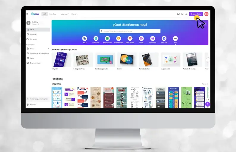 ¿Cómo crear un e-book con Canva? Paso 1