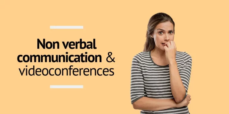 Non verbal communication and videoconferences