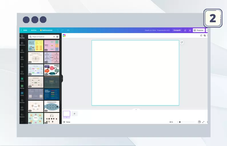 Paso 2 de cómo hacer un mapa conceptual
