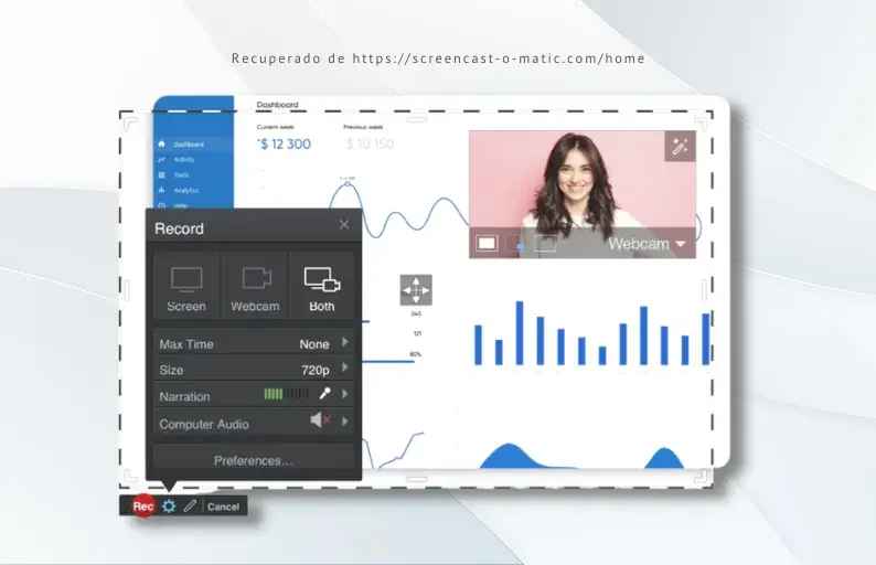 ScreenCast-O-Matic para grabar clases online