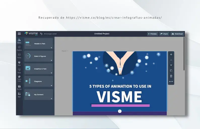 Visme, entre los programas para hacer infografías