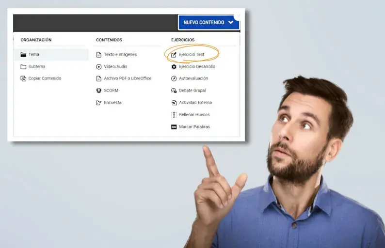 Y si no necesitaras un programa para crear examen tipo test