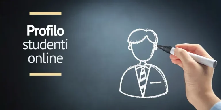 Qual è il profilo degli studenti online?