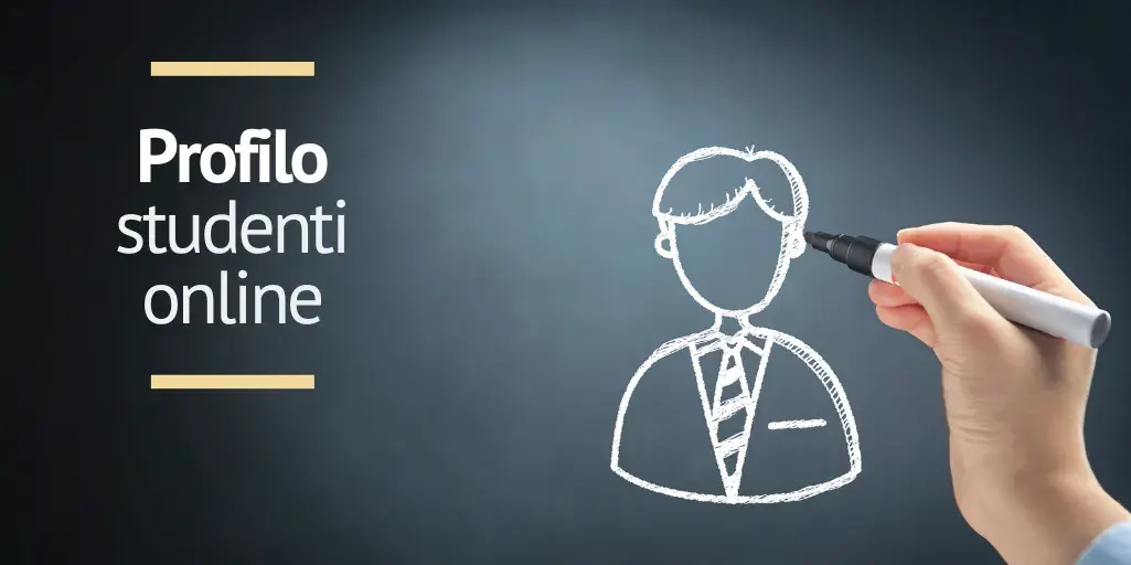 Qual è il profilo degli studenti online?
