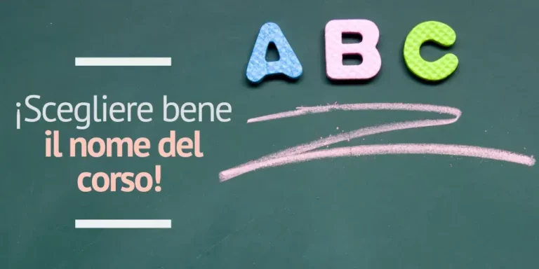 titolo attraente per i corsi online
