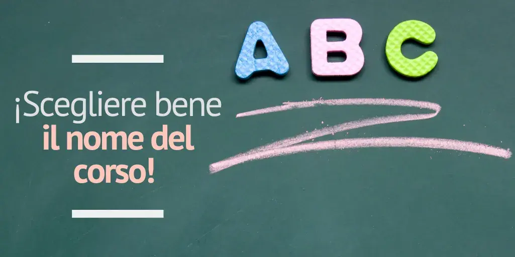titolo attraente per i corsi online