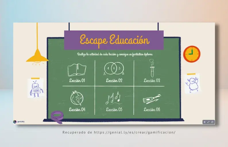 Herramientas para gamificar: Genially