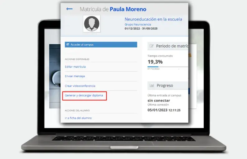 Cambios en la generación de diplomas