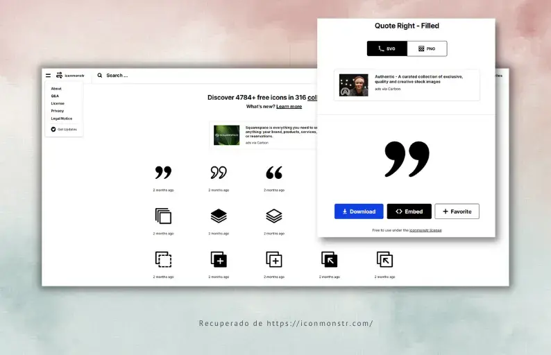 Iconmonstr, iconos gratis sin atribución