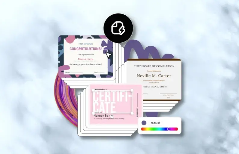 Adobe Express, un clásico para crear diplomas digitales