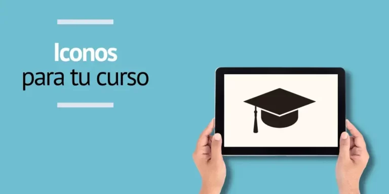 Top iconos gratis sin atribución para tu curso online