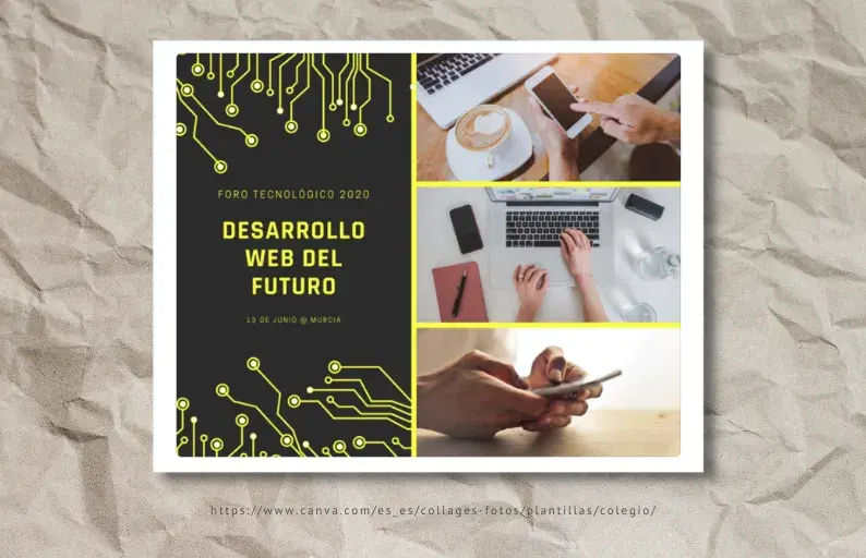 Crear collage online es rapidísimo con Canva