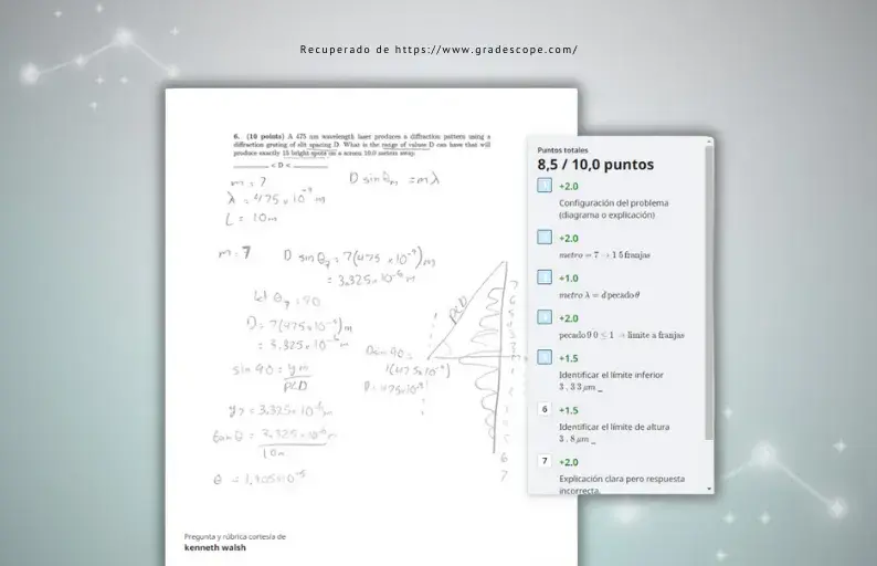 ¿Buscas agilizar la corrección y evaluación online con IA? Prueba Gradescope