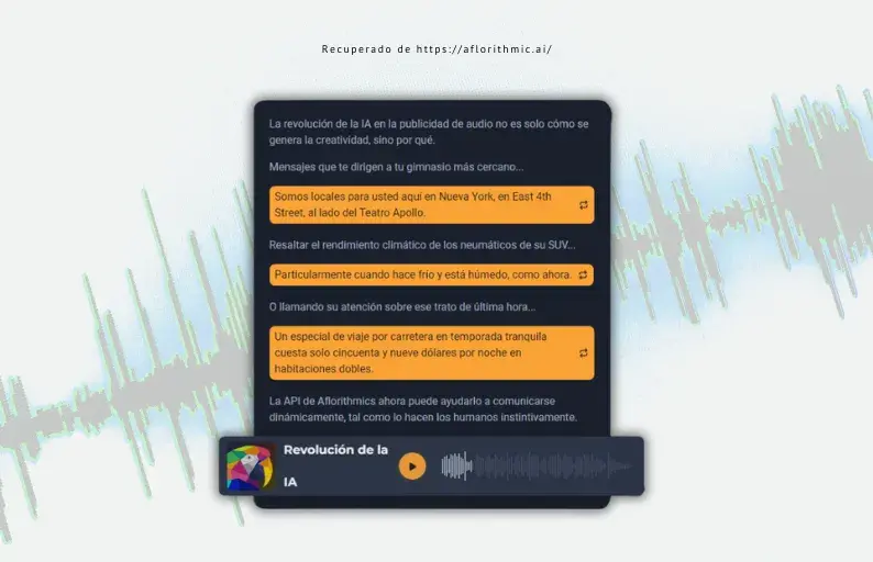 aflorithmic, per creare audio alla massima velocità
