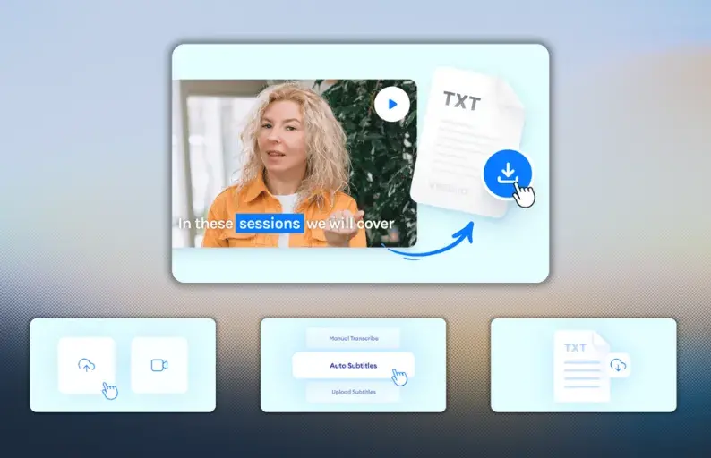 Veed.io, herramienta para transcribir vídeo a texto