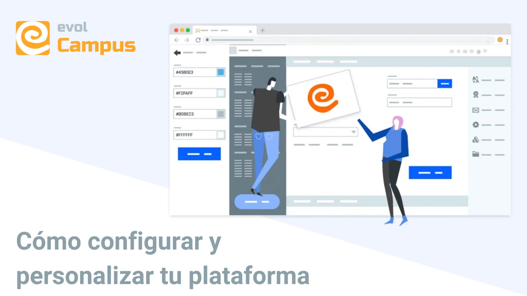 CONFIGURAR Y PERSONALIZAR LA PLATAFORMA | evolCampus, la plataforma elearning más sencilla (LMS)