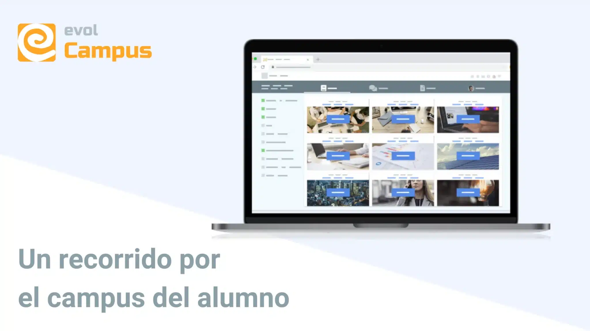 RECORRIDO POR EL CAMPUS DEL ALUMNO | evolCampus, la plataforma e-learning más sencilla (LMS)