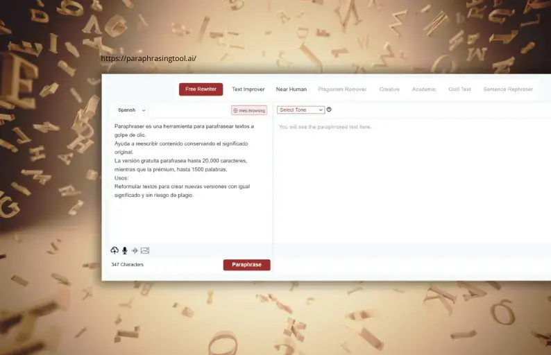 Paraphraser a new approach to AI texts