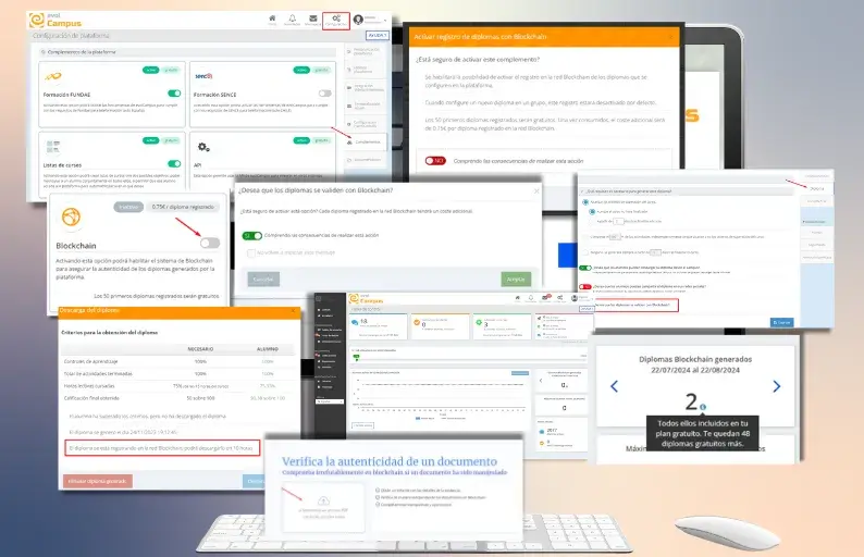 Integración con Blockchain
