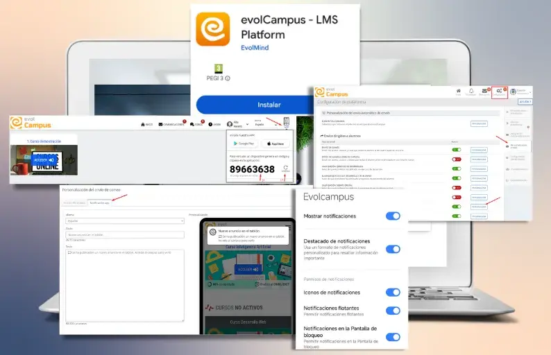 Lanzamiento APP evolCampus
