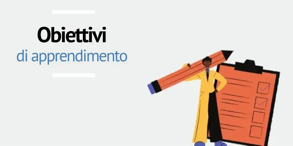 Quali sono i tipi di obiettivi specifici di apprendimento