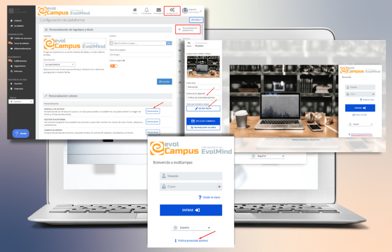 Política privacidad para alumnos