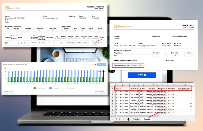 Información adicional en informes