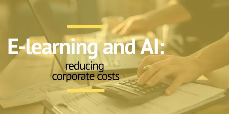How will e-learning and AI reduce online training costs by 2025