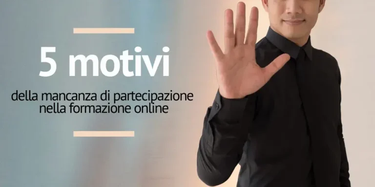 5 motivi della mancanza di partecipazione nella formazione online (e cosa fare con la tua piattaforma LMS)
