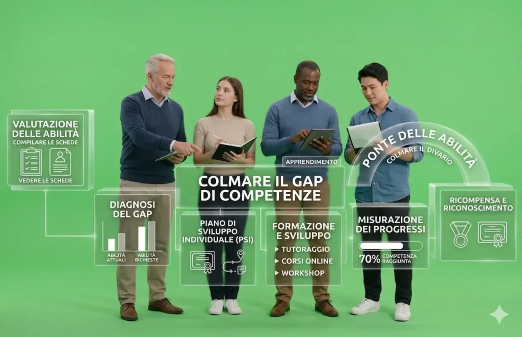 Metodologia per identificare le lacune nelle competenze