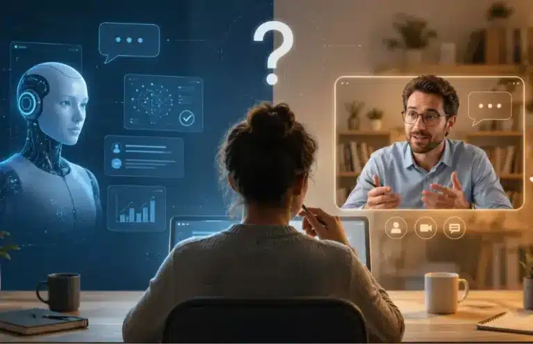 Can AI in online training replace the tutor?