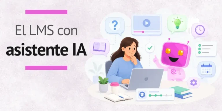 El asistente de Inteligencia Artificial y el tutor humano ¿qué resuelve un LMS con IA integrada en el contenido del curso
