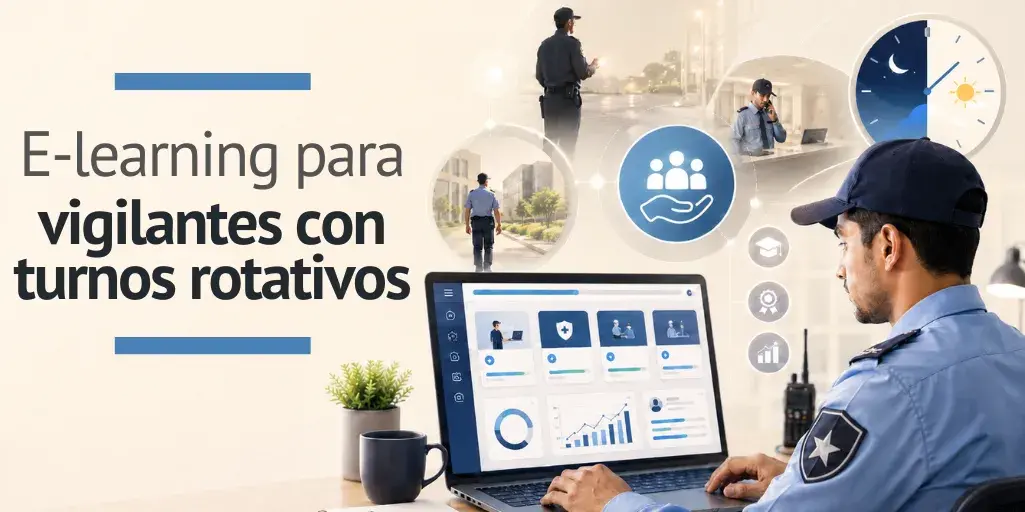 Formación online para vigilantes con turnos rotativos