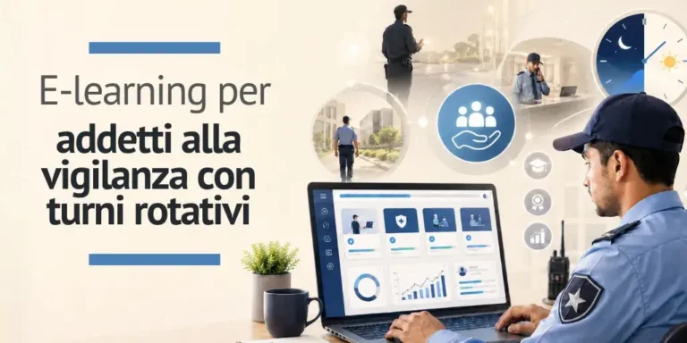 Formazione aziendale online per ridurre il turnover del personale nella vigilanza con turni rotativi (1)