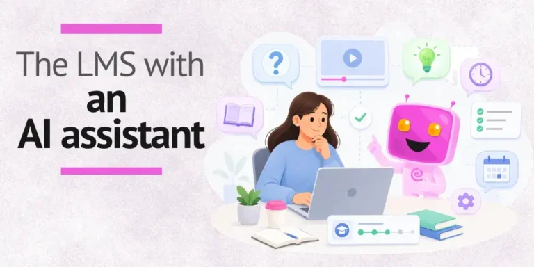 The AI assistant and the human tutor what can an LMS with AI solve
