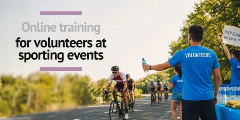 How to organise sports event volunteer training for thousands of volunteers without losing control